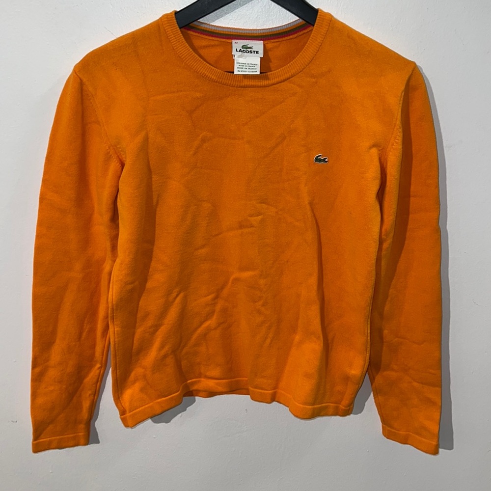 Lacoste Sweater | FR 42 - fits like Small| Orange